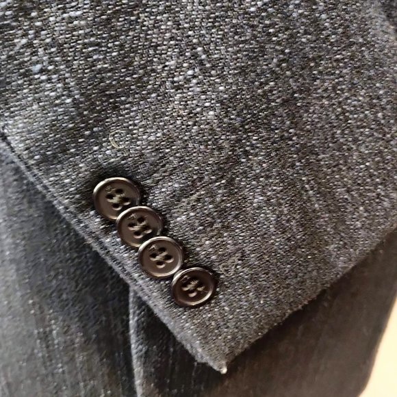 Scotch & Soda Amsterdam Blauw Mens Blue 2 Button Poly Wool Blend Blazer XL/52 - Picture 7 of 12